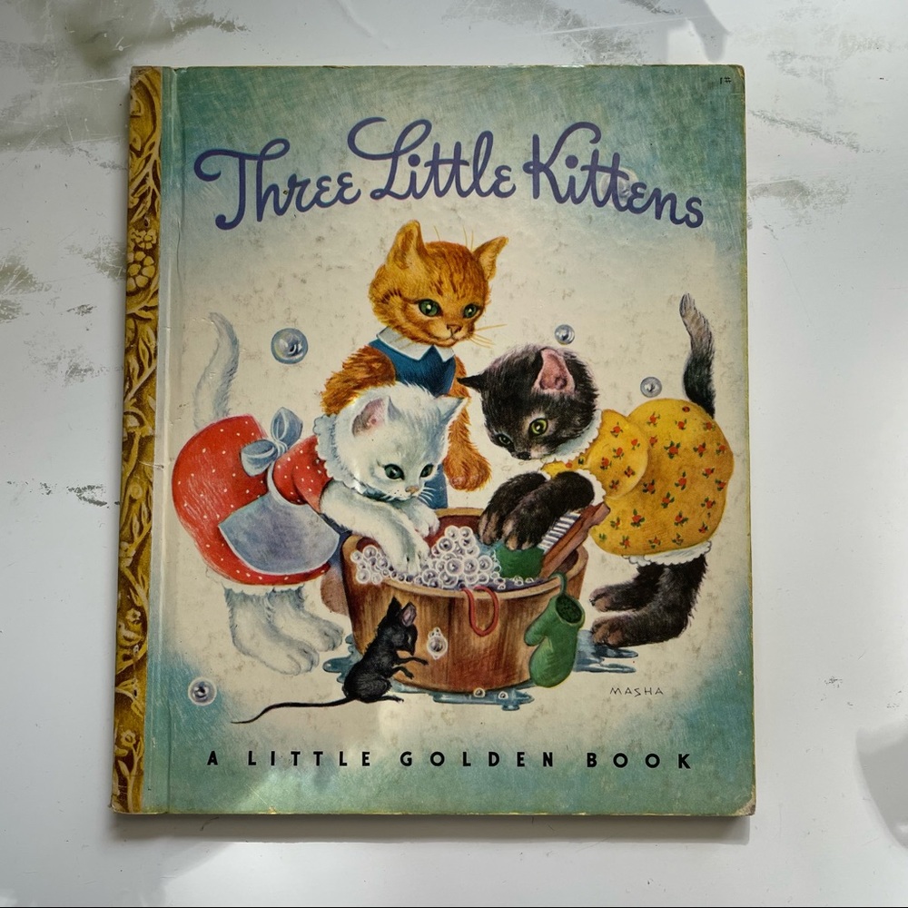 A Little Golden Book -  Three Little Kittens